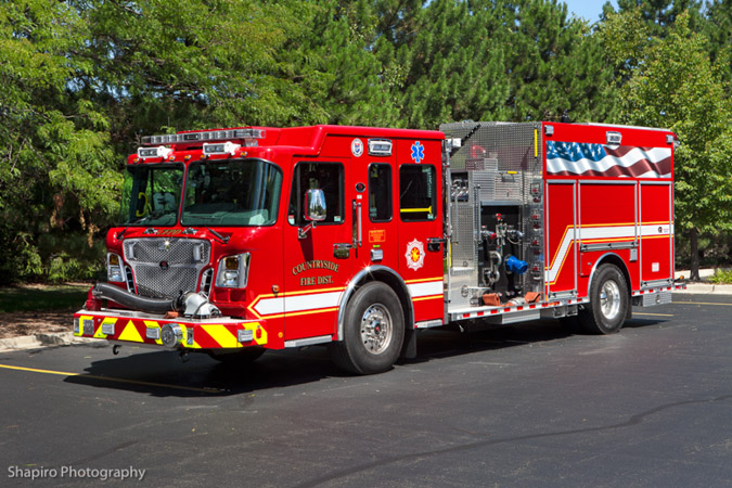 Countryside Fire Protection District FPD Spartan Gladiator Rosenbauer Engine 412